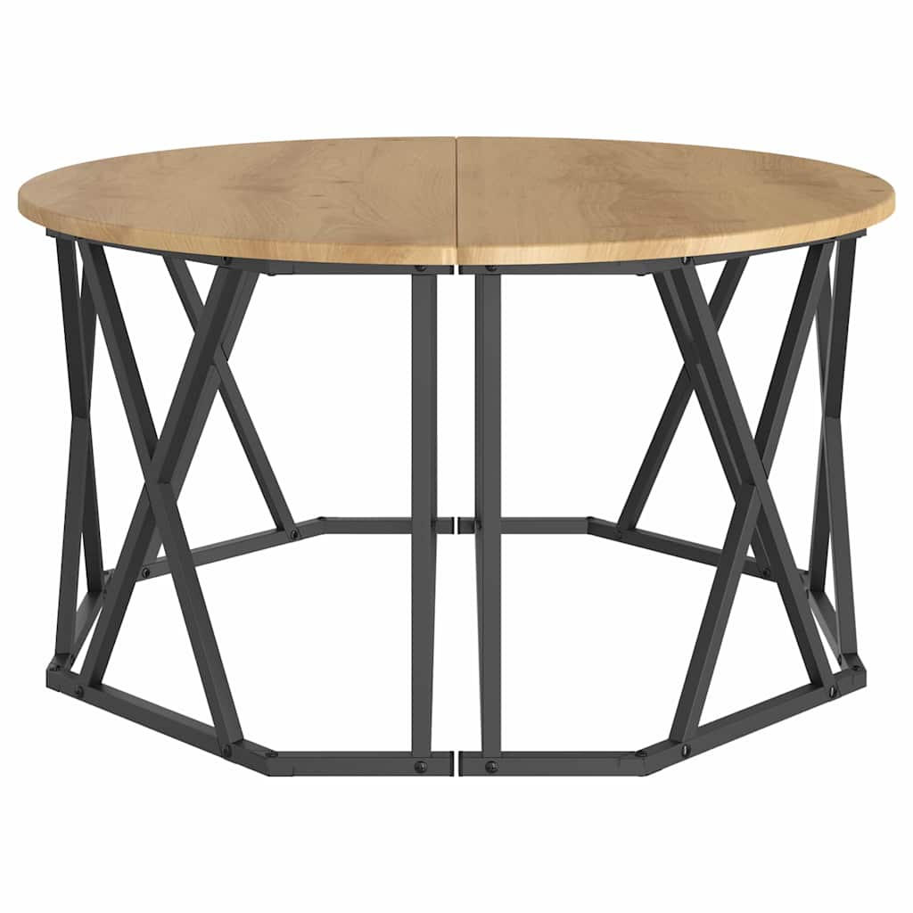vidaXL Coffee Table Artisan Oak 80 x 80 x 42 cm 6