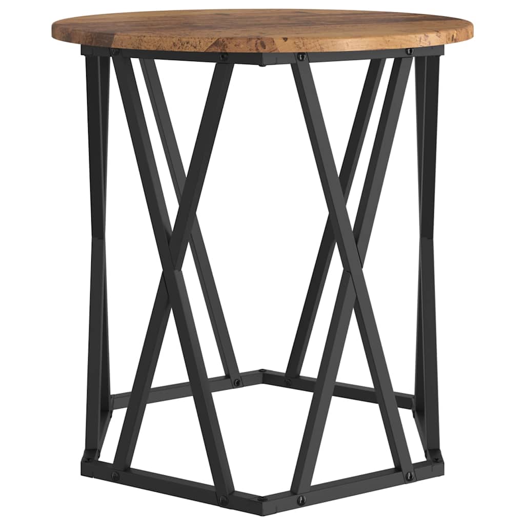 vidaXL Coffee Table 2 pcs Old Wood 50 x 50 x 50 cm 6