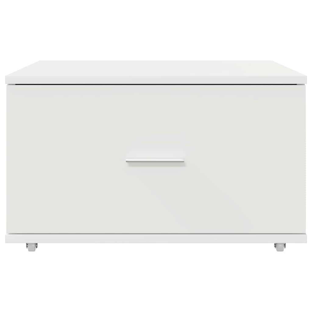 vidaXL Drawer Cabinet 55 x 45 x 31 cm White 6
