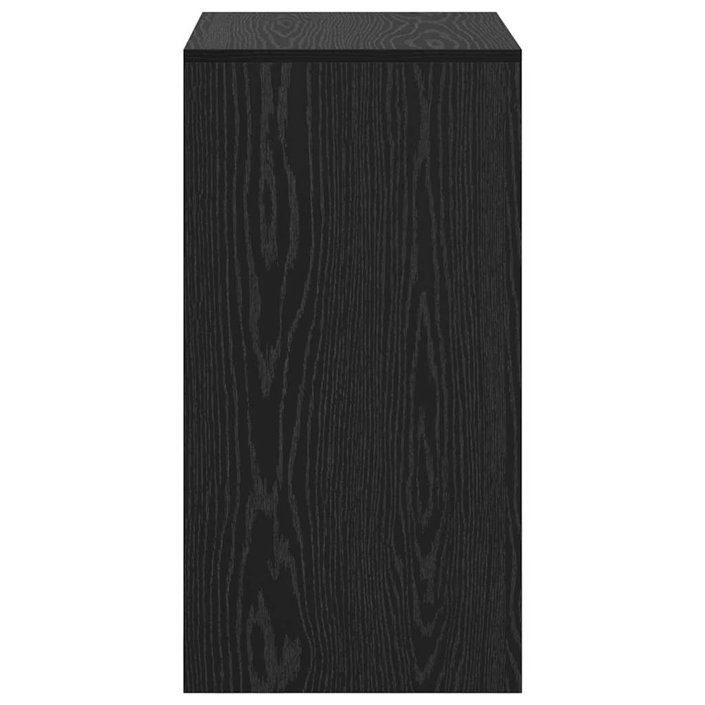 vidaXL Desk Black Oak 60 x 40 x 76 cm 6