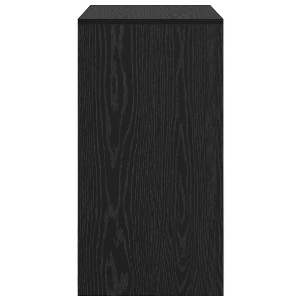 vidaXL Desk Black Oak 70 x 40 x 76 cm 6