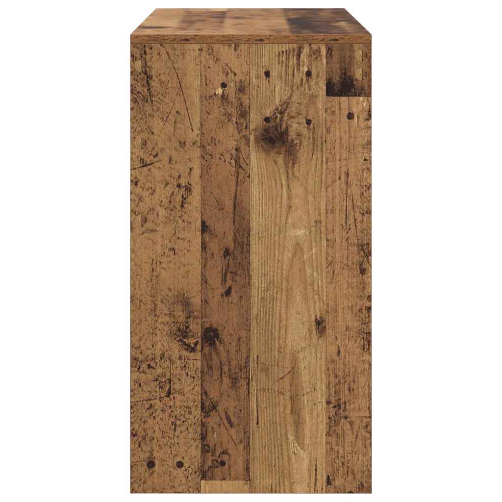 vidaXL Desk Old Wood 90 x 40 x 76 cm 6