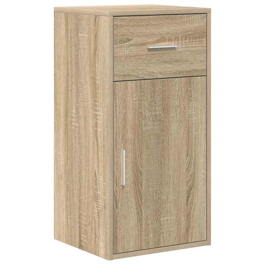 vidaXL Sideboard with Drawer Sonoma Oak 38 x 34 x 75 cm 2