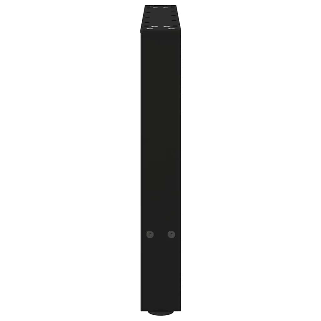 vidaXL Coffee Table Legs Black 2 pcs 60x(42-43) cm Steel 6