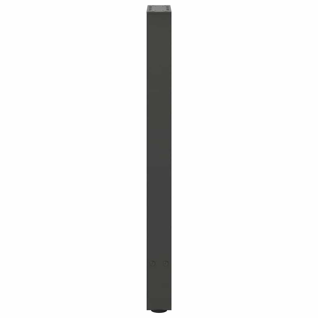 vidaXL Console Table Legs Anthracite 2 pcs 28x(72-73) cm Steel 6