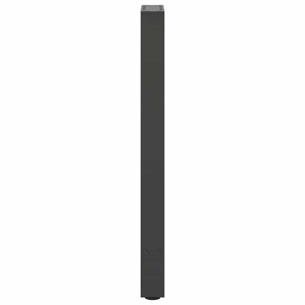 vidaXL Console Table Legs Anthracite 2 pcs 38x(72-73) cm Steel 6