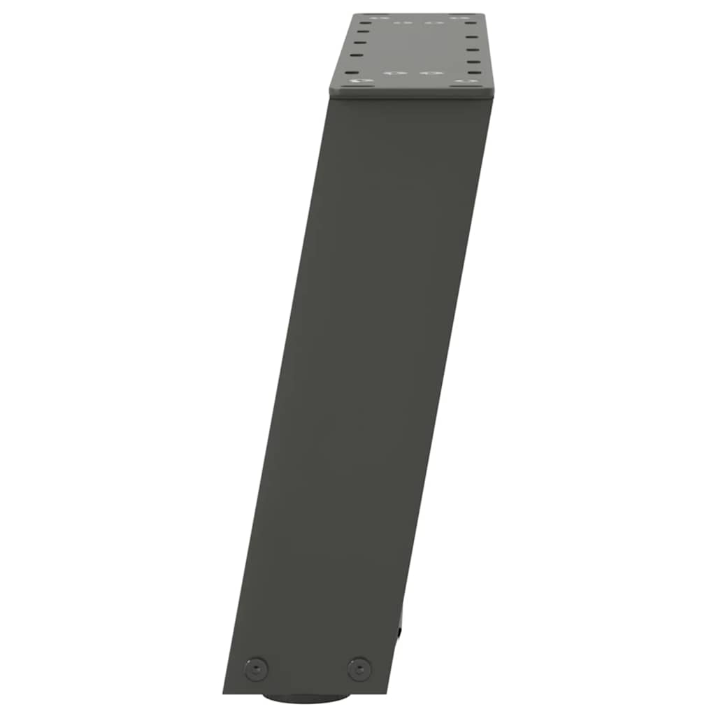 vidaXL Coffee Table Legs U-Shaped 2 pcs Anthracite 40x(30-31) cm Steel 6