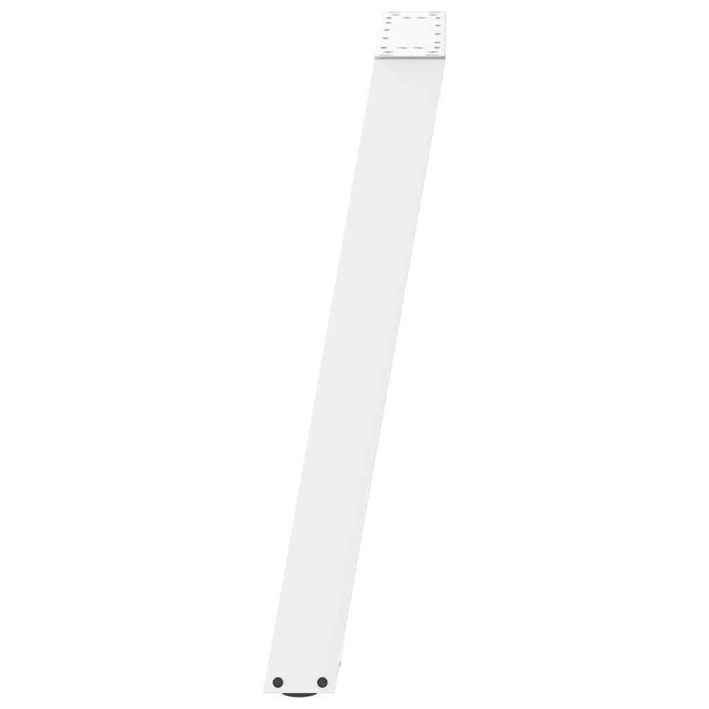 vidaXL Console Table Legs U-Shaped 2 pcs White 38x(72-73) cm Steel 6
