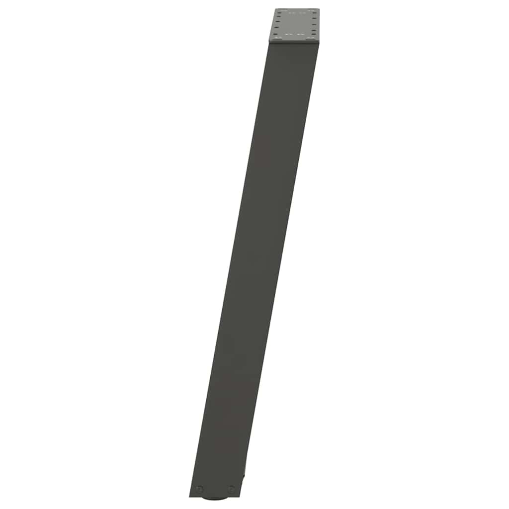 vidaXL Dining Table Legs U-Shaped 2 pcs Anthracite 50x(72-73) cm Steel 6