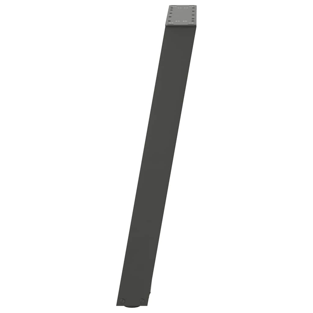vidaXL Dining Table Legs U-Shaped 2 pcs Anthracite 60x(72-73) cm Steel 6