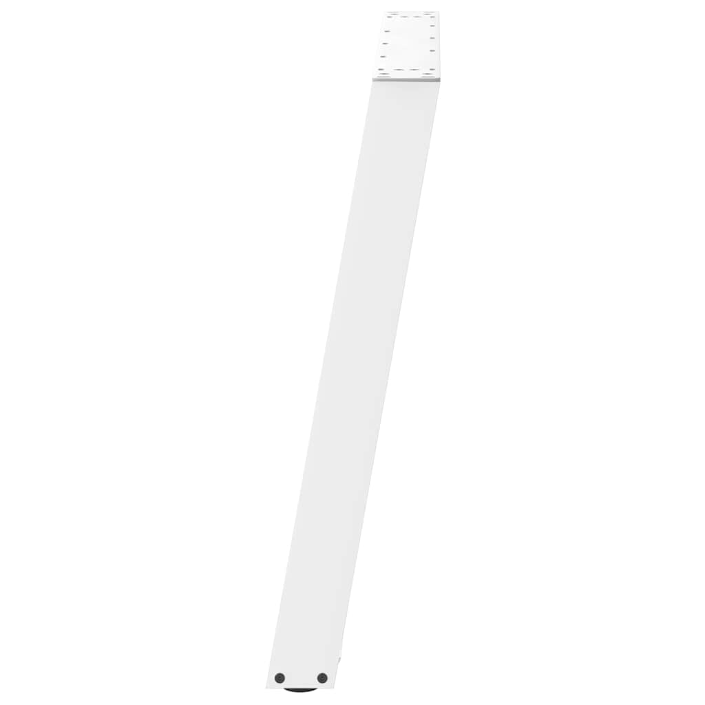 vidaXL Dining Table Legs U-Shaped 2 pcs White 80x(72-73) cm Steel 6