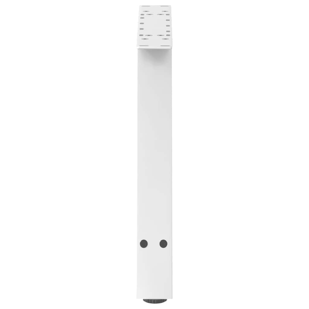 vidaXL Coffee Table Legs A-Shaped 2 pcs White 60x(42-43) cm Steel 6