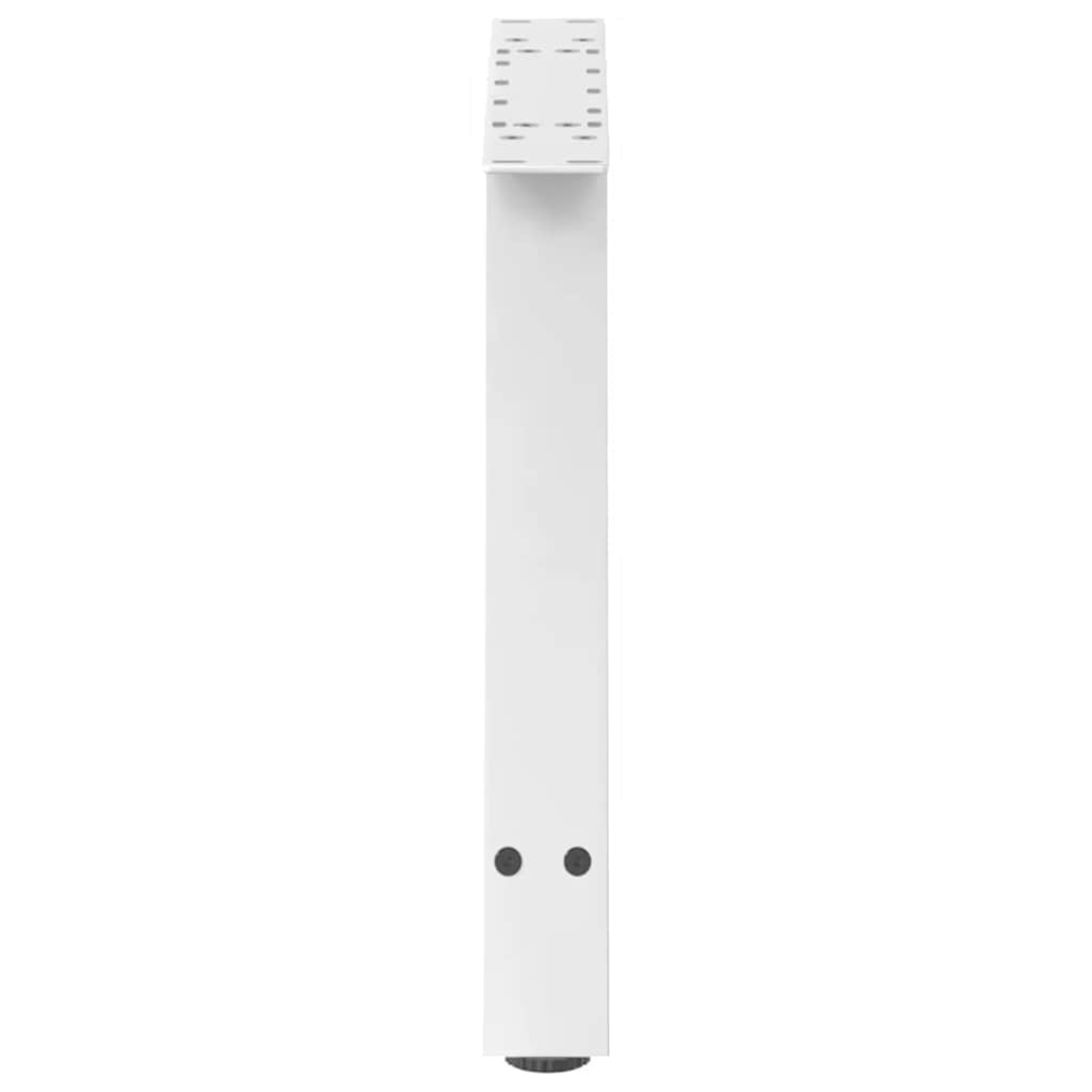 vidaXL Coffee Table Legs A-Shaped 2 pcs White 70x(42-43) cm Steel 6