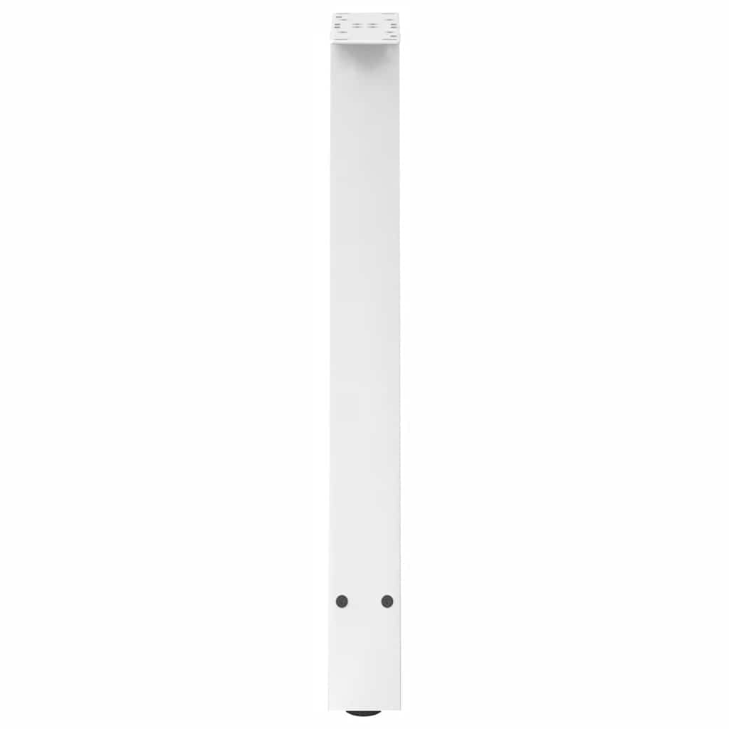 vidaXL Dining Table Legs A-Shaped 2 pcs White 60x(72-73) cm Steel 6