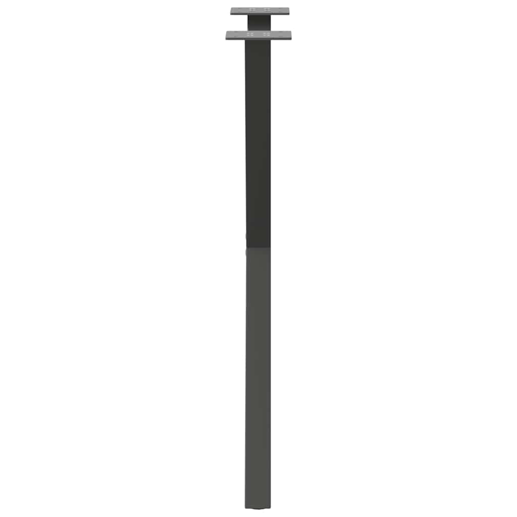 vidaXL Dining Table Legs X-Shaped 2 pcs Anthracite 50x(72-73) cm Steel 6