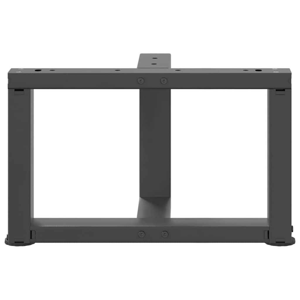 vidaXL Coffee Table Legs T-Shaped 2 pcs Anthracite 40x25x(30-31) cm Steel 6