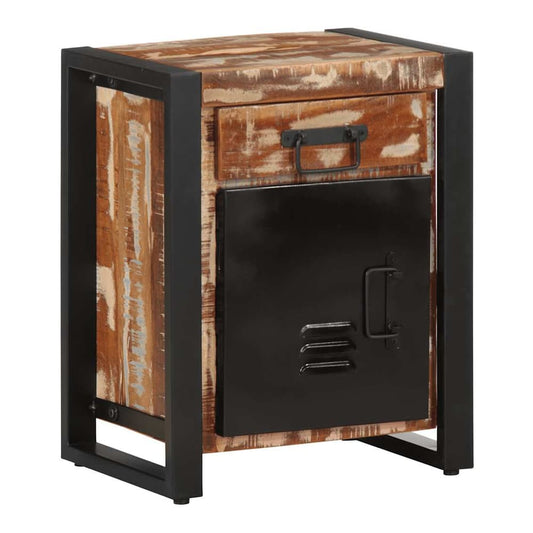Bedside Cabinets Solid Rough Wood Mango Multicolour 1