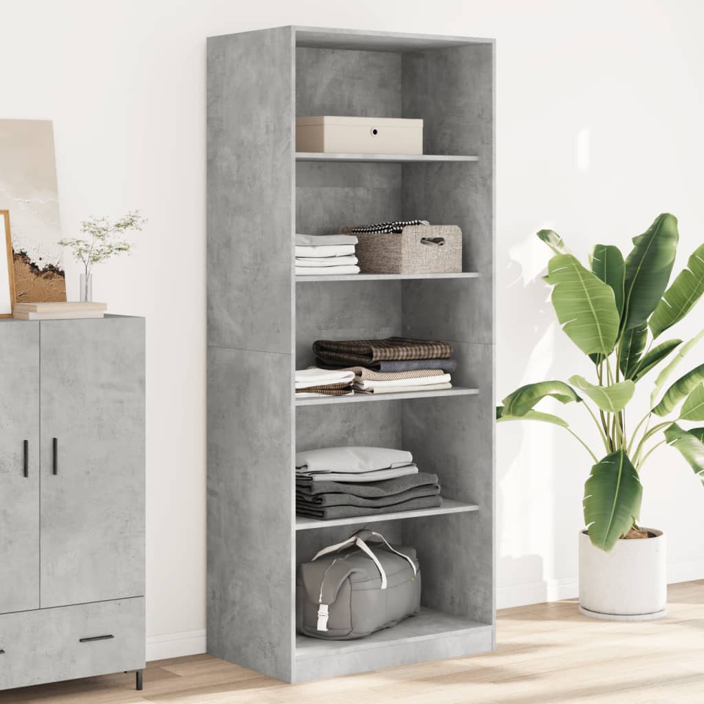 Wardrobe in Concrete Grey