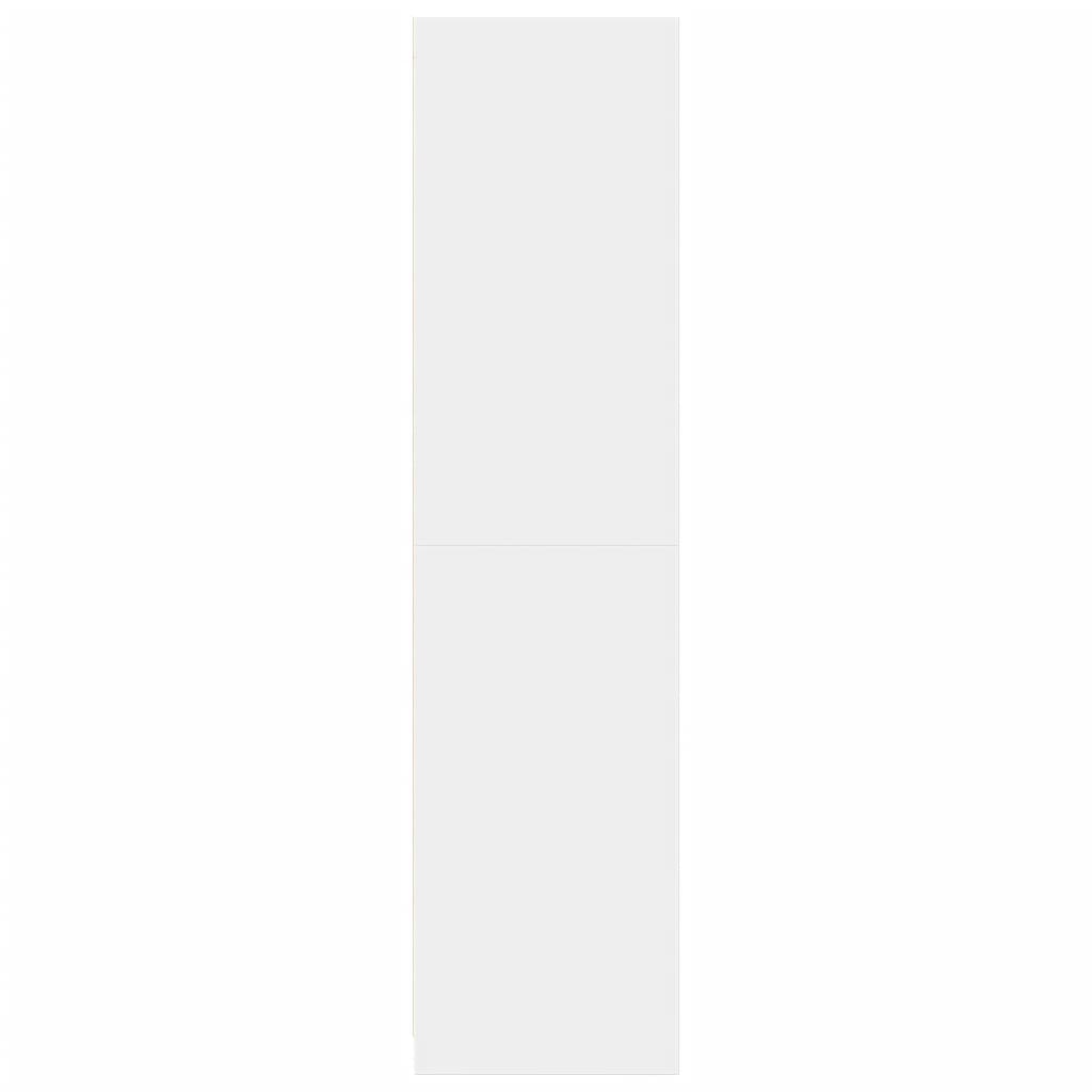 vidaXL Wardrobe White 30x50x200 cm Engineered Wood 6