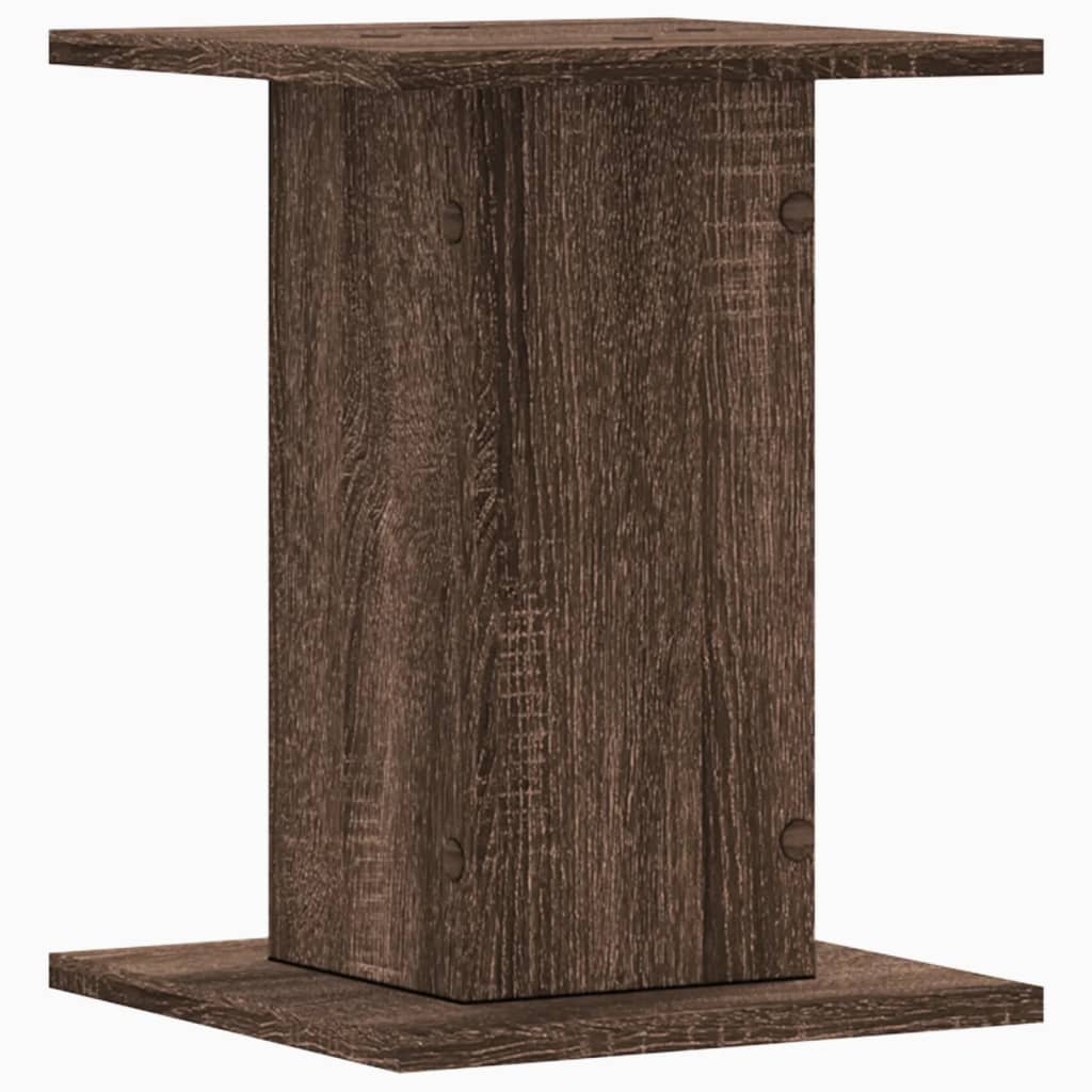vidaXL Plant Stands 2 pcs Brown Oak 30x30x40 cm Engineered Wood 6