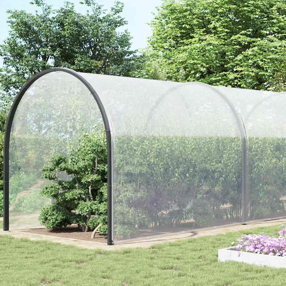 Clear Tarpaulin with Eyelets Polyethylene Width 8 m 12 m