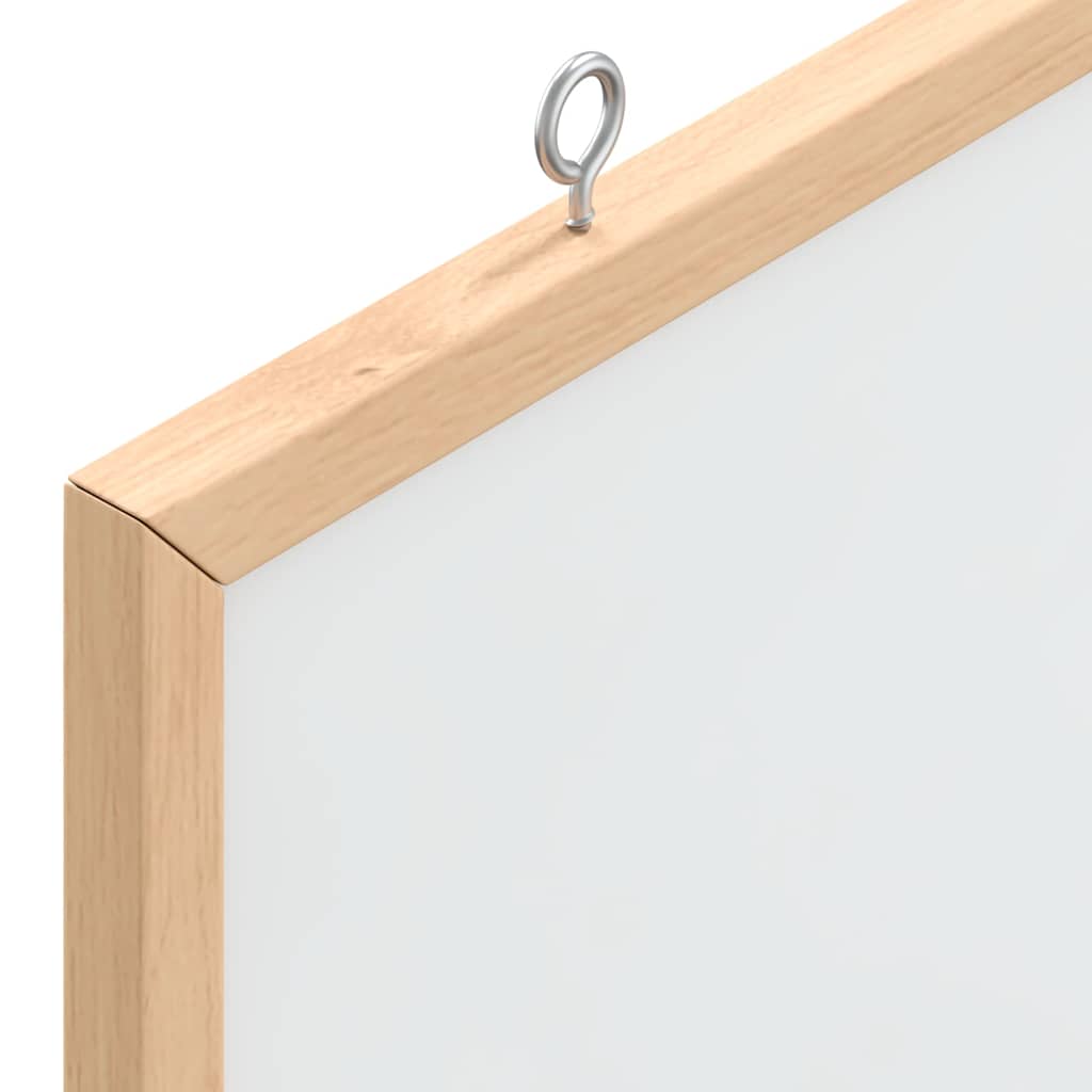 vidaXL Magnetic Whiteboard with Solid Pine Wood Frame 100x55 cm 6