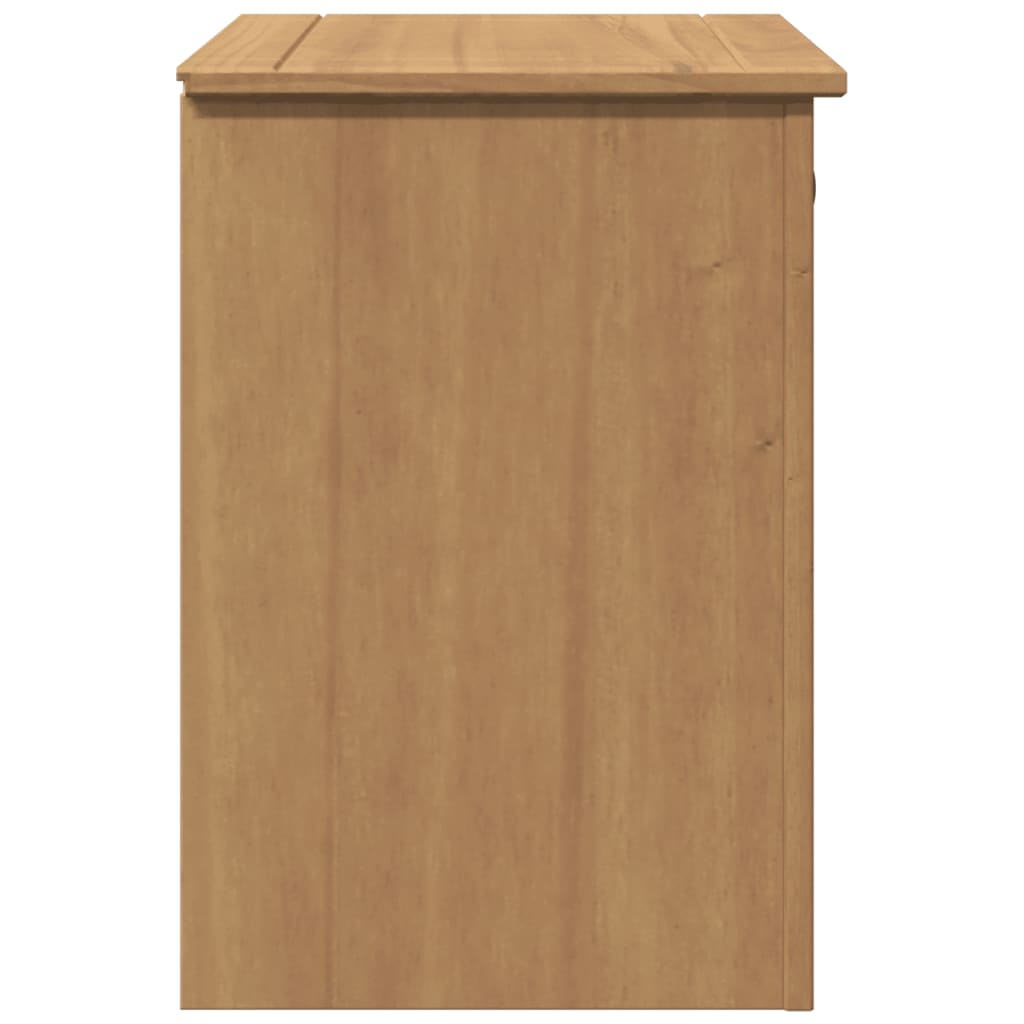 vidaXL Bedside Cabinet PANAMA 46x40x57 cm Solid Wood Pine 6