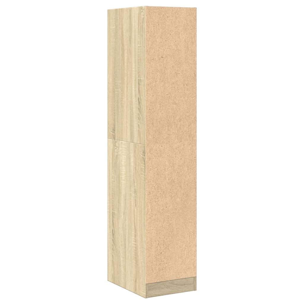 vidaXL Apothecary Cabinet Sonoma Oak 30x41x144,5 cm Engineered Wood 6