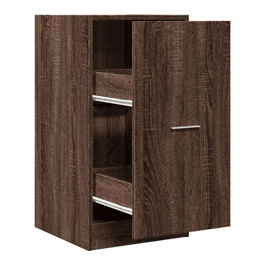 Apothecary Cabinet 40x41x77,5 cm Engineered Wood Width 40 cm Height 77.5 cm Brown oak