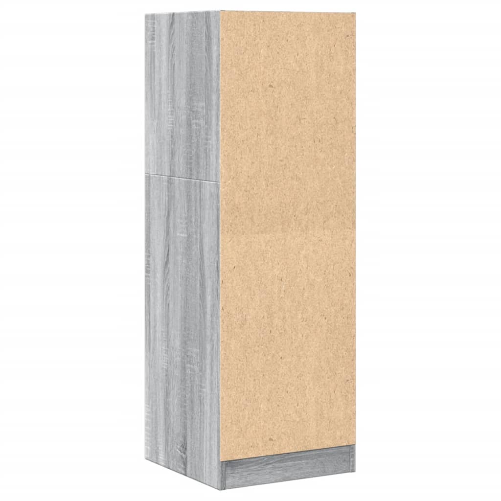 vidaXL Apothecary Cabinet Grey Sonoma 40x41x118 cm Engineered Wood 6