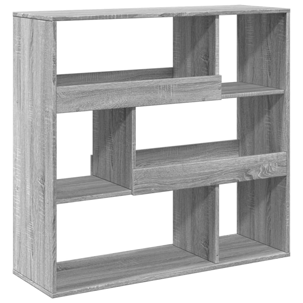 vidaXL Room Divider Grey Sonoma 100x33x94.5 cm Engineered Wood 6