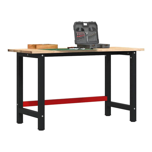 Workbench 100x60x81,5 cm Solid Wood Oak 140 x 60 x 81.5 cm
