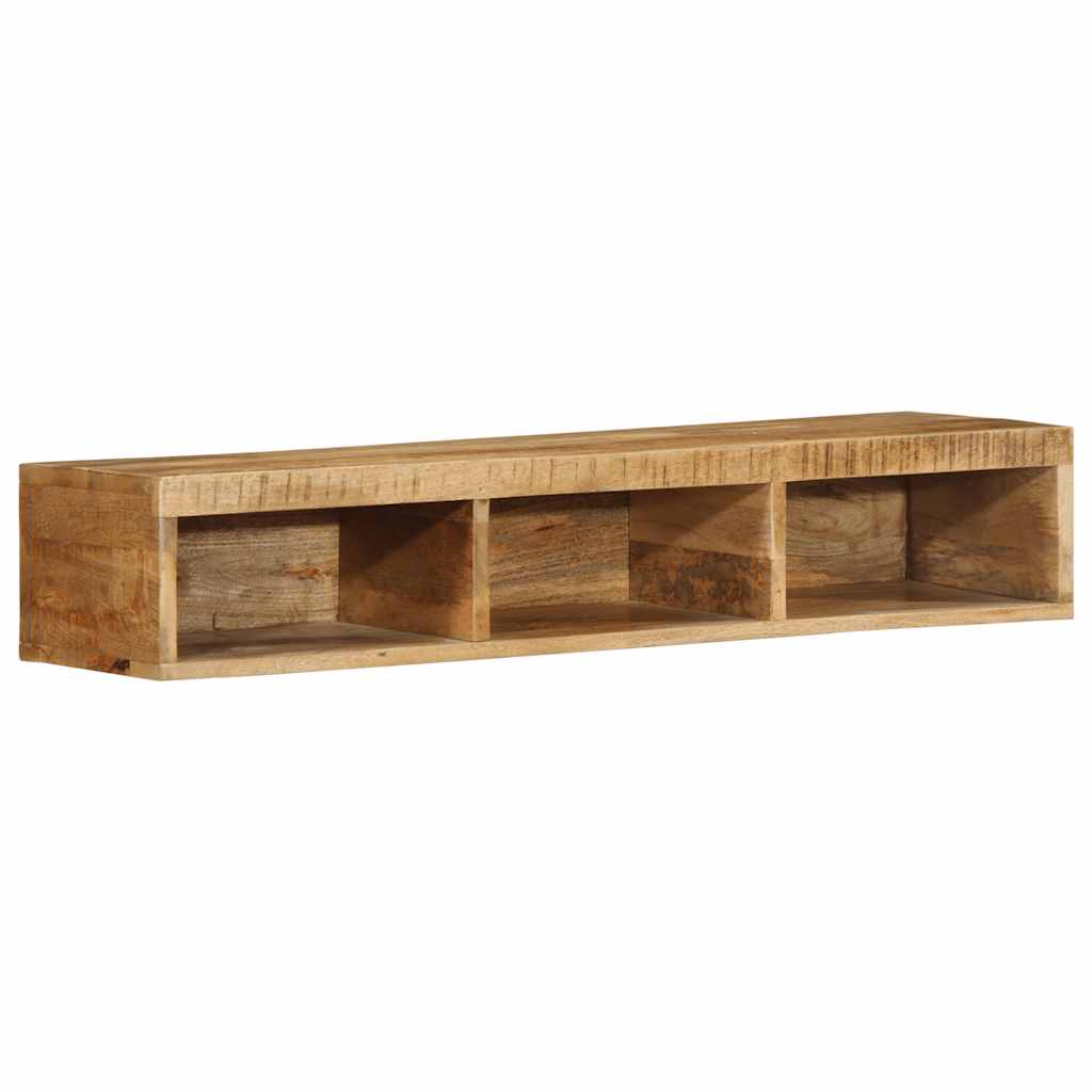 vidaXL Wall-mounted TV Cabinet Solid Rough Wood Mango