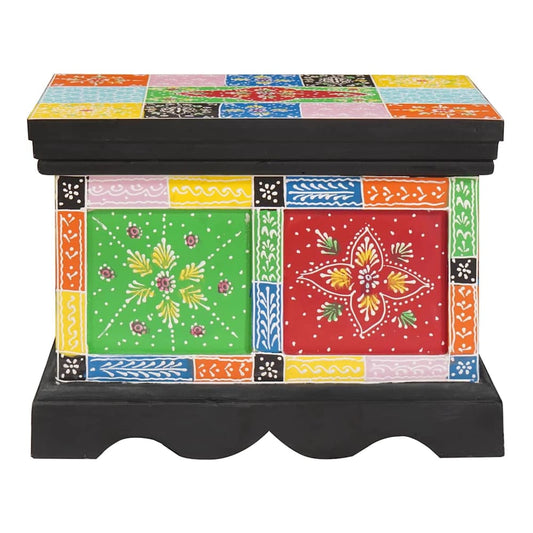 Storage Box Multicolour Solid Mango wood 40 cm 30 cm 30 cm