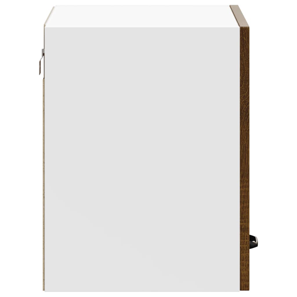vidaXL Kitchen Wall Cabinet Kalmar Brown Oak Engineered Wood 6