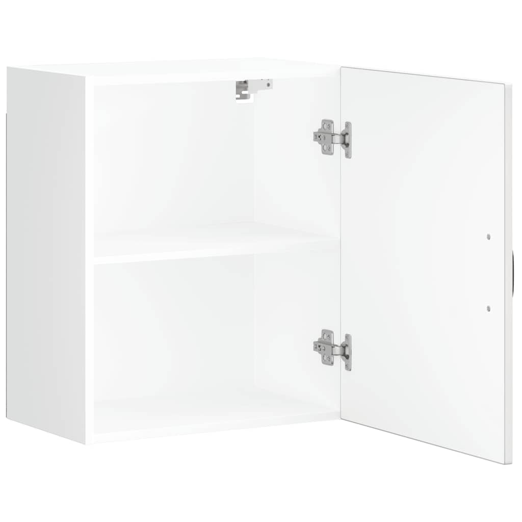 vidaXL Kitchen Wall Cabinet Lucca High Gloss White Engineered Wood 6