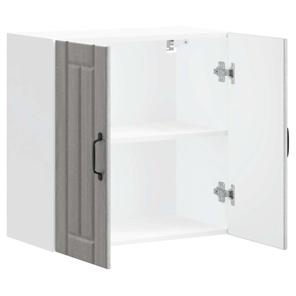 vidaXL Kitchen Wall Cabinet Lucca Grey Sonoma Engineered Wood 6