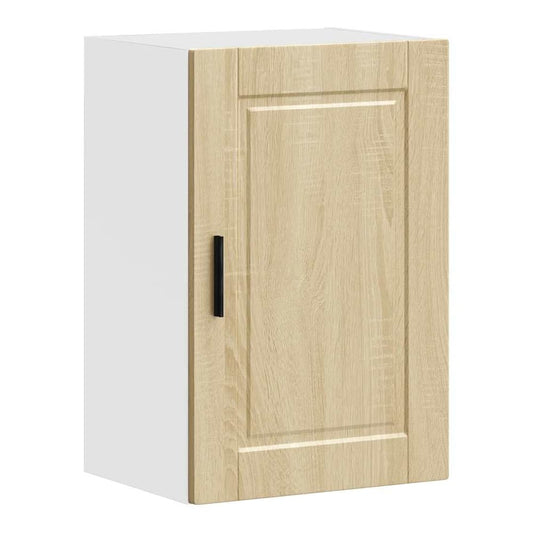 Kitchen Wall Cabinet "Porto" Engineered Wood Sonoma oak 1x wall cabinet (1 door) 40 cm wide 60 cm high–1x wall corner cabinet 57 cm wide 100 cm high 1x wall cabinet (1 door) 40 cm wide 60 cm high