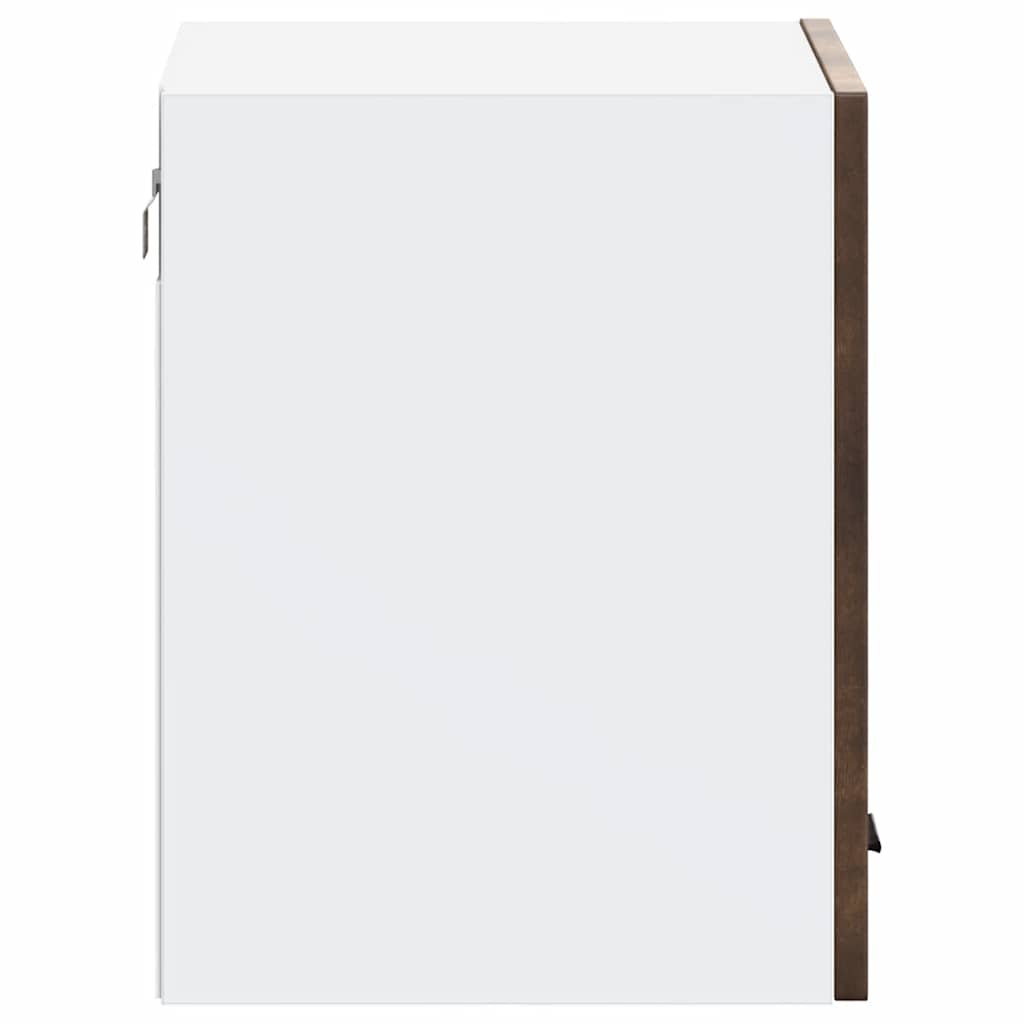 vidaXL Kitchen Wall Cabinet Porto Smoked Oak Engineered Wood 6