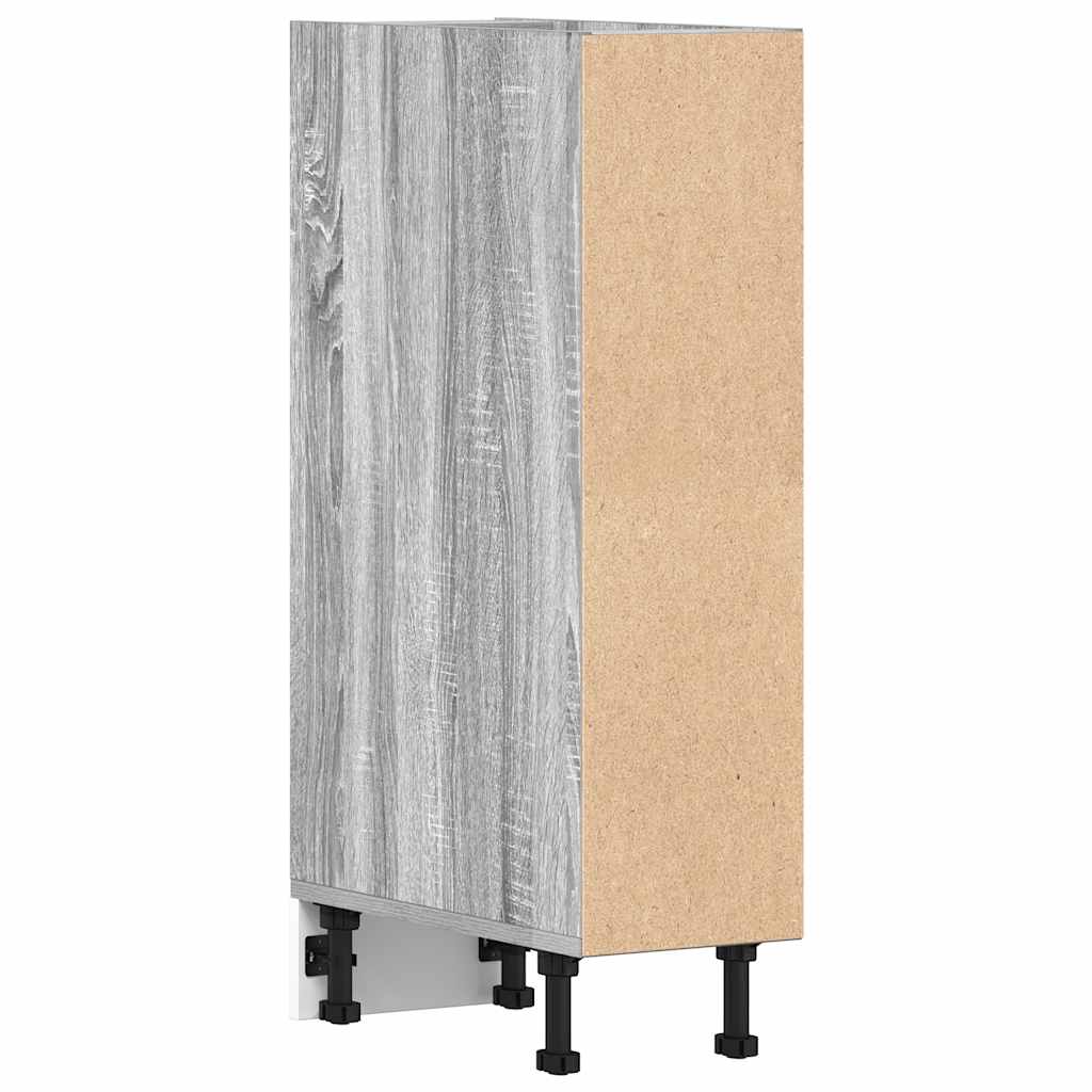vidaXL Bottom Cabinet Riga Grey Sonoma 20x44.5x81.5 cm Engineered Wood 6