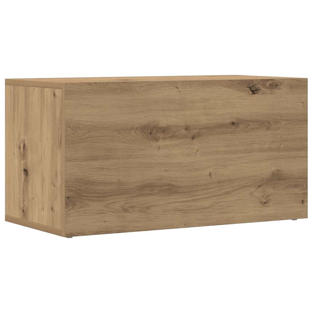 vidaXL LP Storage Box Artisan Oak 69.5x34x36 cm Engineered Wood 6