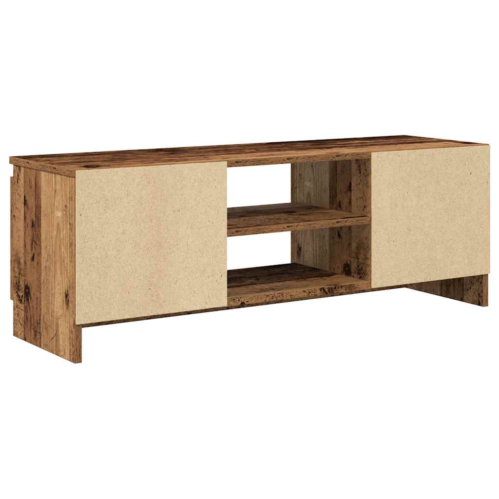 vidaXL TV Cabinet Old Wood 102x30x36 cm Engineered Wood 6