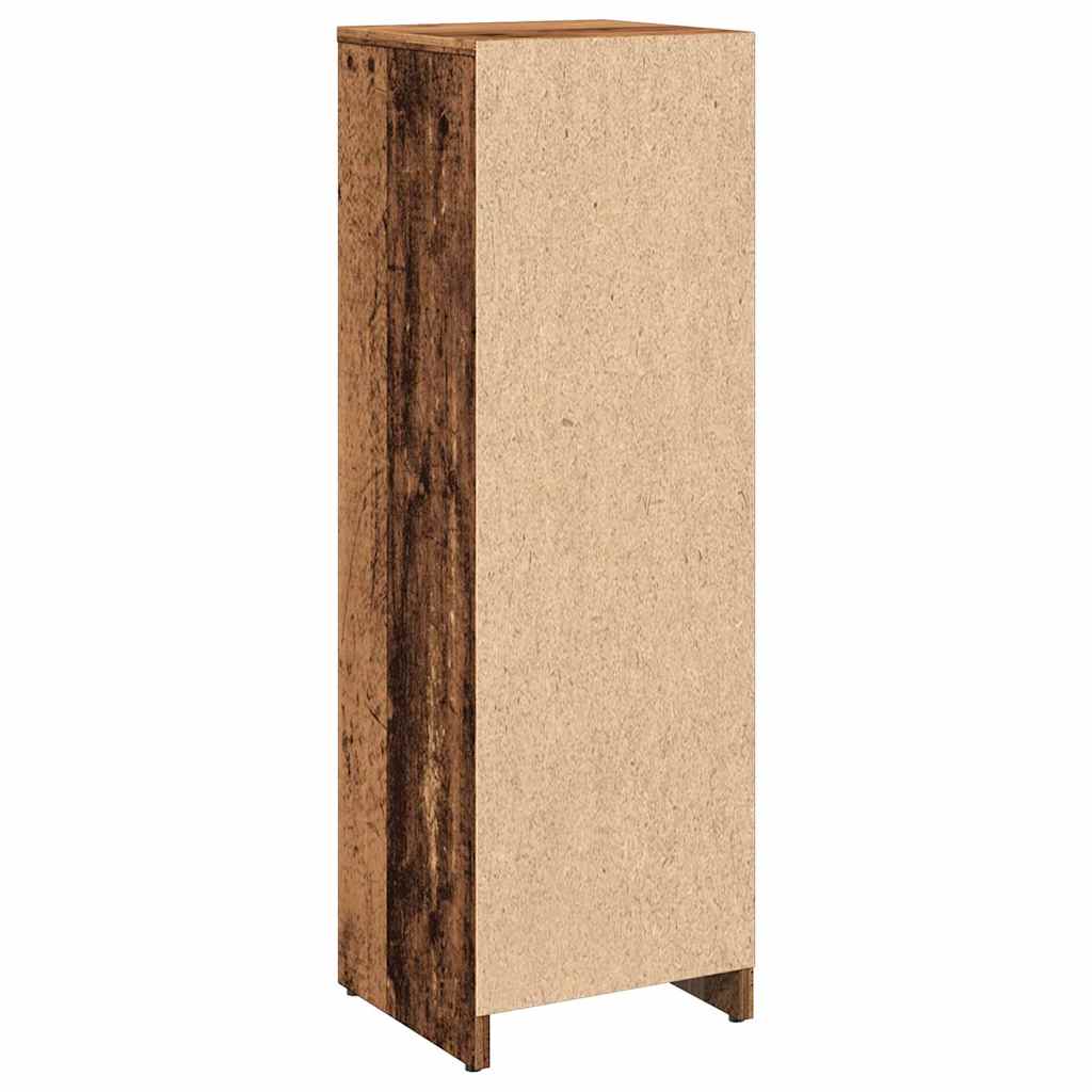 vidaXL Bathroom Cabinet Old Wood 30x30x95 cm Engineered Wood 6
