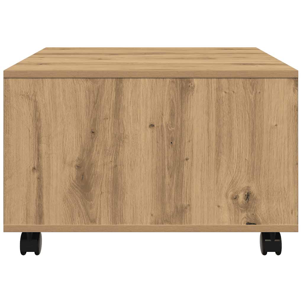 vidaXL Coffee Table Artisan Oak 60x60x38 cm Engineered Wood 6