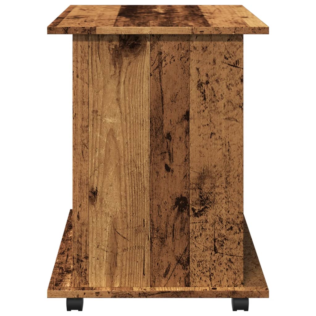 vidaXL Rolling Cabinet Old Wood 60x45x60 cm Engineered Wood 6