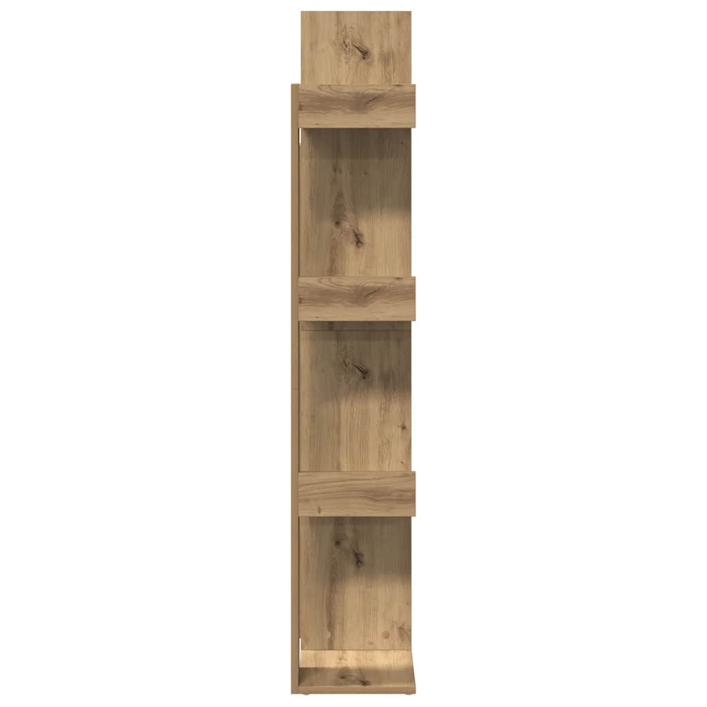 vidaXL Book Cabinet Artisan Oak 48x25,5x140 cm Engineered Wood 6