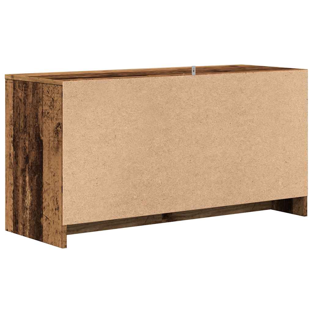 vidaXL TV Cabinet Old Wood 102x37.5x52.5 cm Engineered Wood 6