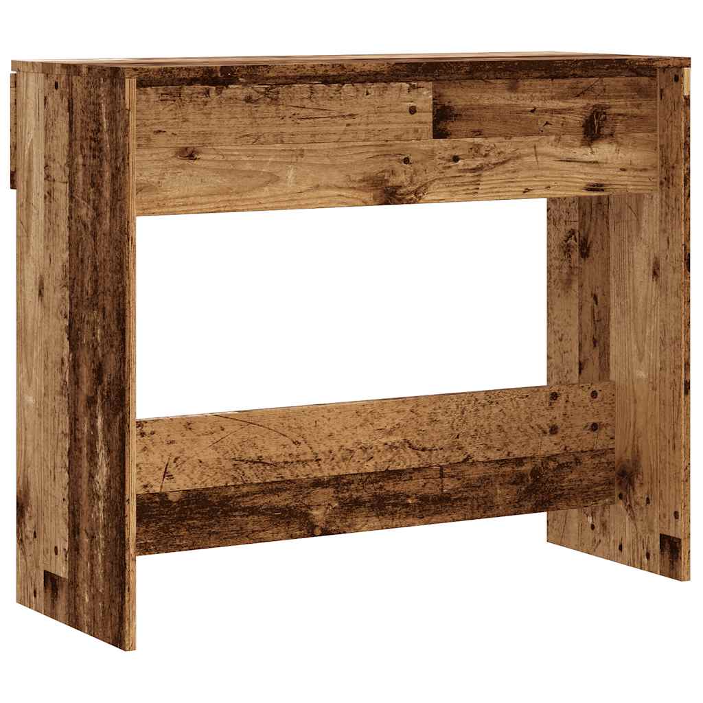vidaXL Console Table Old Wood 90x36x75 cm Engineered Wood 6