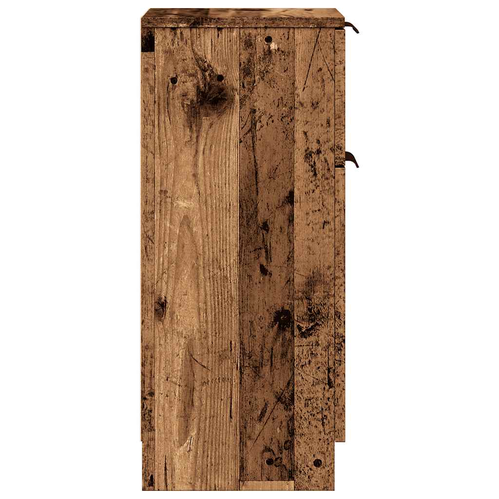 vidaXL Sideboard Old Wood 30x30x70 cm Engineered Wood 6