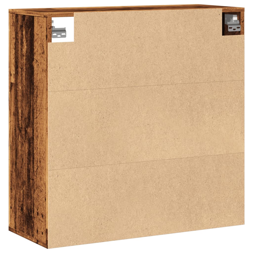 vidaXL Wall Cabinet Old Wood 80x33x80 cm Engineered Wood 6